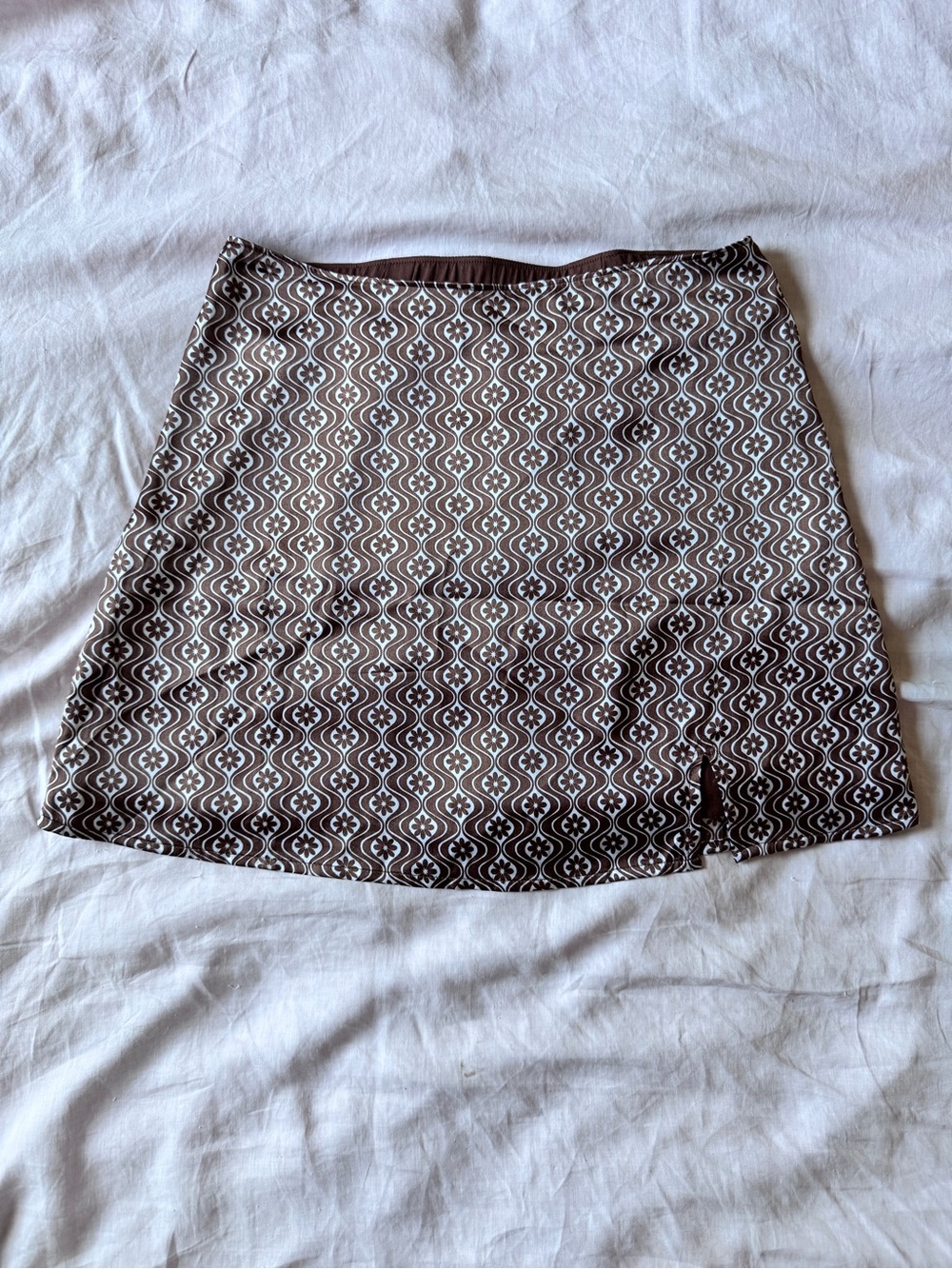 Hollister Silky Brown Mini Skirt